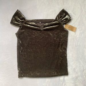 NWT American Eagle Velvet Cropped Tank